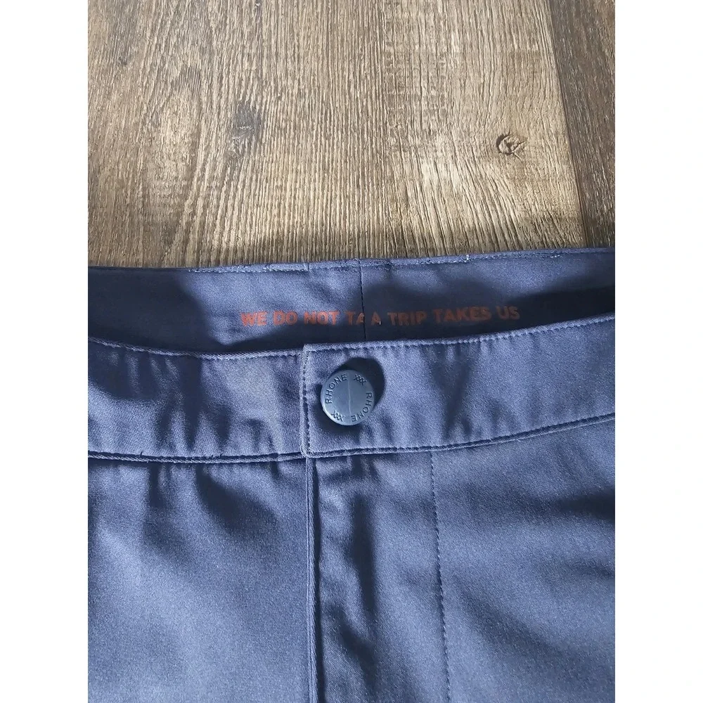 Rhone Commuter Flex-Knit Fabric Golf Pants Men 40x30 Navy Blue 100161